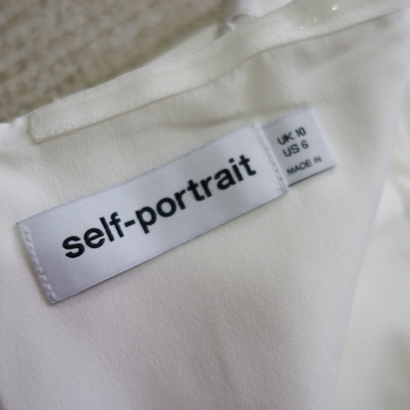 Self-Portrait Taffeta Flared Mini Dress - Picture 9 of 10